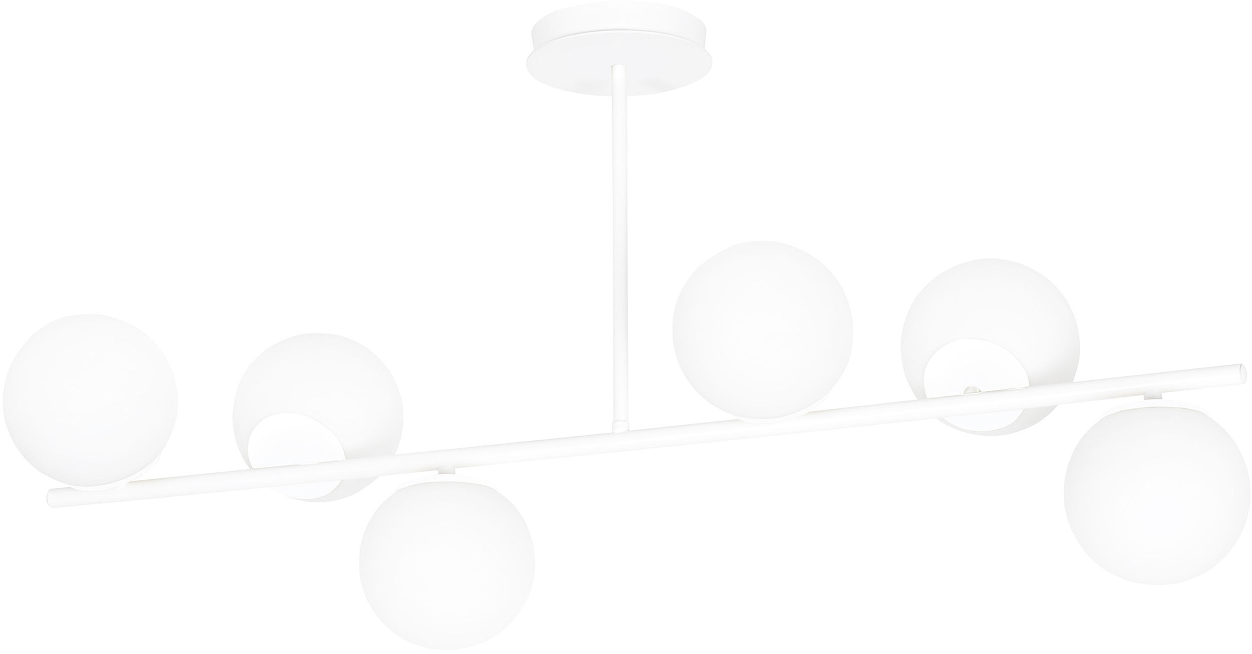 Darmowa Dostawa - Lampa podsufitowa 6x10 W biała Emibig Bior 10216