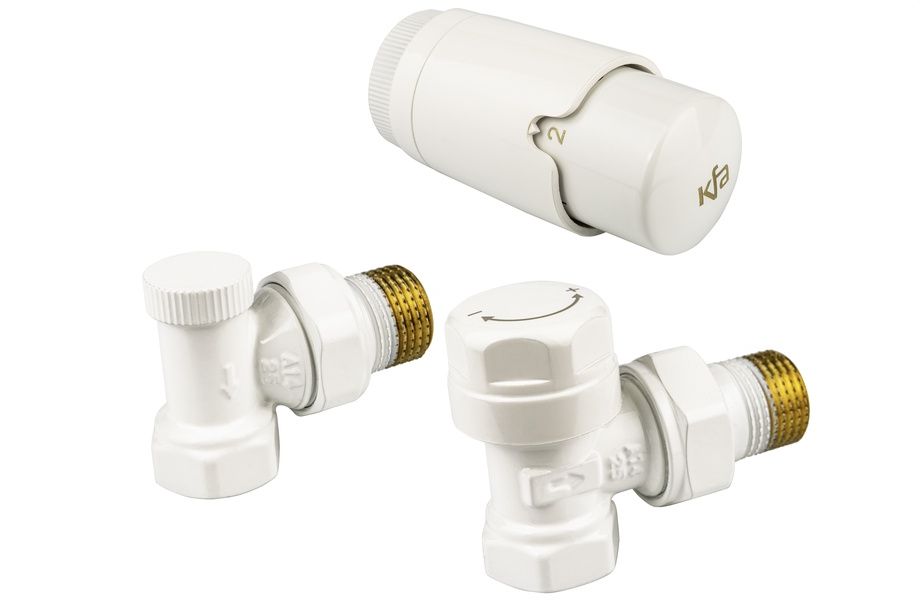 Darmowa Dostawa - Zestaw termostatyczny biały KFA Armatura Komfort Pro 75713044BL