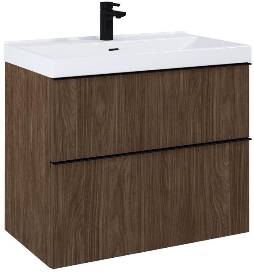 Darmowa Dostawa - Szafka 80x44.9x63.5 cm podumywalkowa wisząca orzech Elita Look RE010801027060