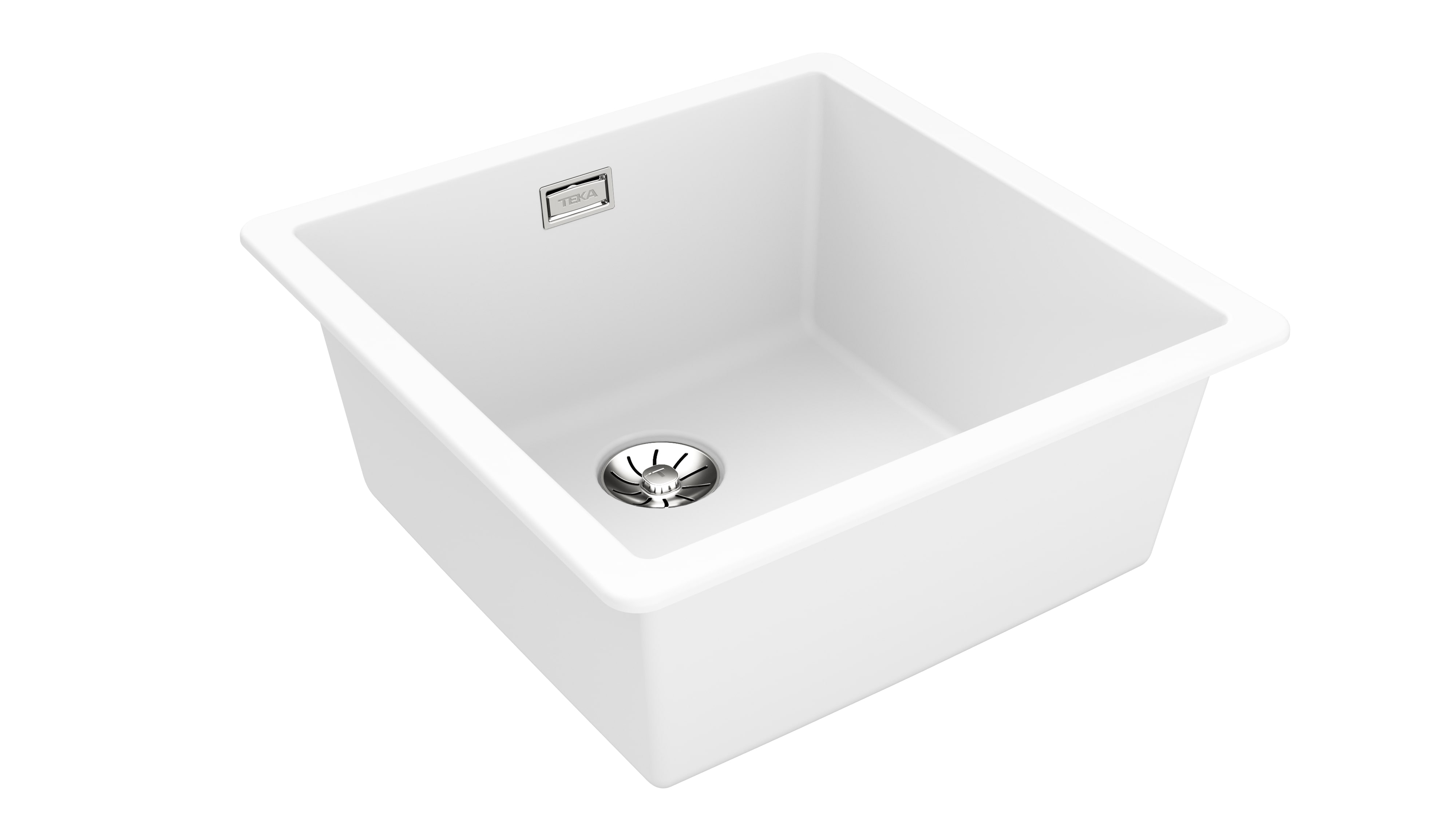 Darmowa Dostawa - Zlewozmywak Tegranit 45.6x45.6 cm biały Teka Radea 115230050