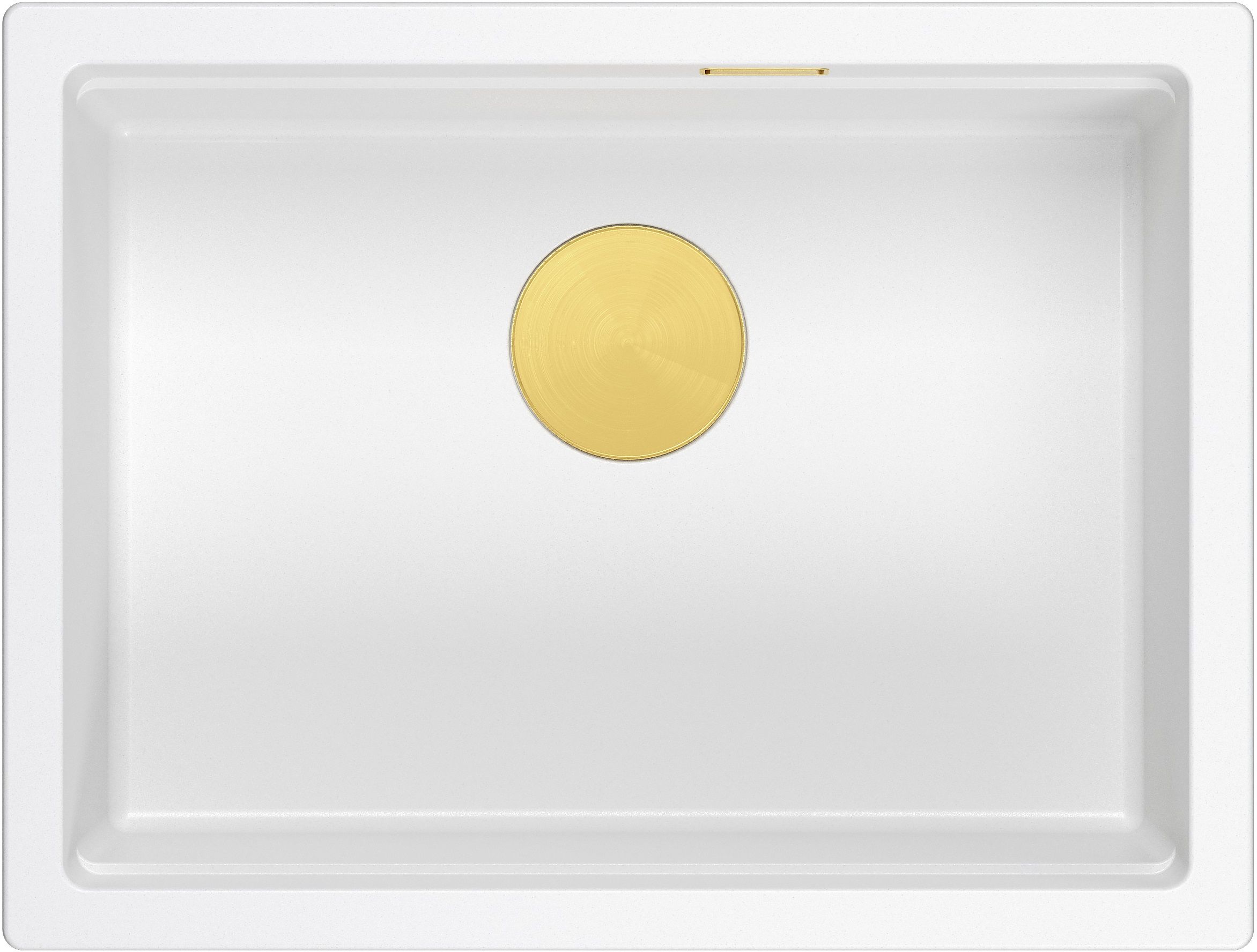 Darmowa Dostawa - Zlewozmywak GraniteQ 56x45 cm biały Quadron Logan HQJ6045U1PVDG1U