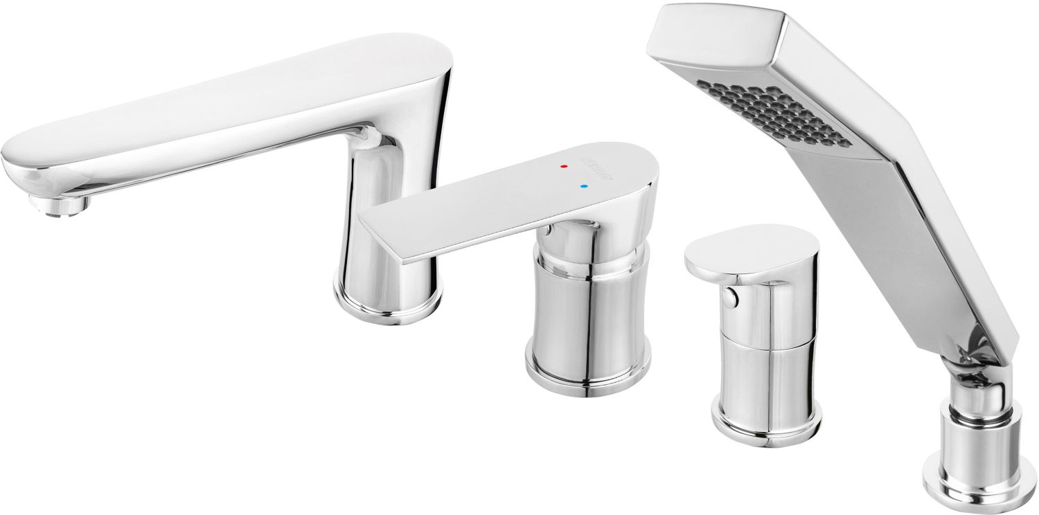 Darmowa Dostawa - Bateria wannowo-prysznicowa Ferro Algeo Square BAQ11A