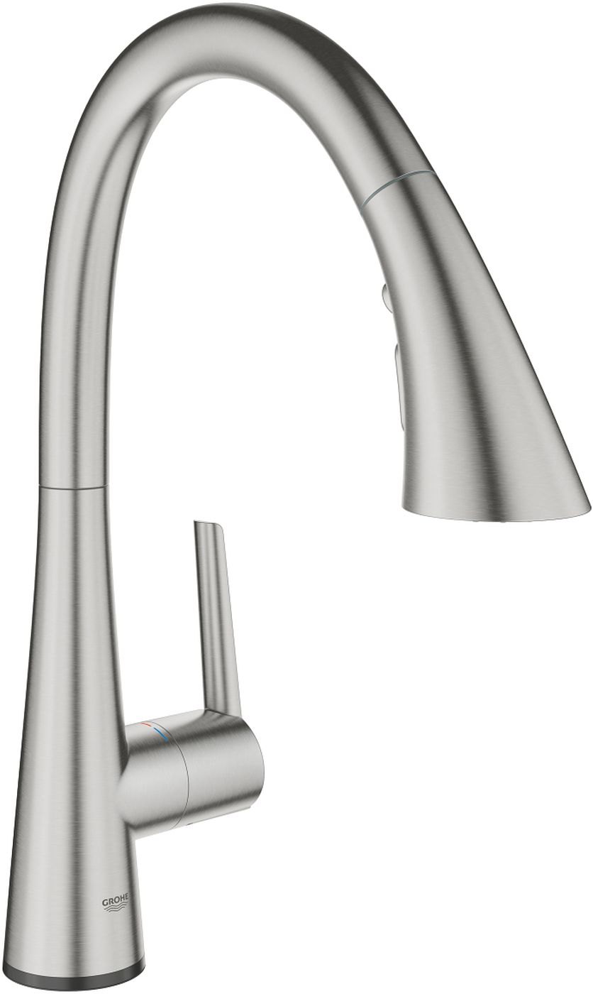 Darmowa Dostawa - Bateria kuchenna stojąca supersteel Grohe Zedra 30219DC2
