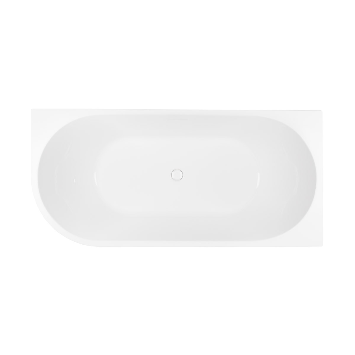 Darmowa Dostawa - Wanna narożna 170x80 cm owalna biała Oltens Delva abset6809