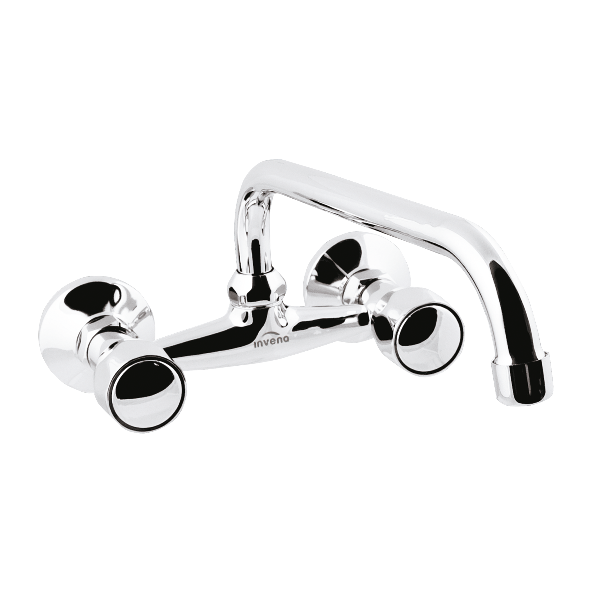 Darmowa Dostawa - Bateria kuchenna ścienna chrom Invena Modena BC15F0S