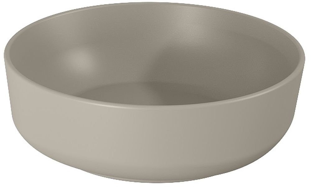 Darmowa Dostawa - Umywalka 41.5x41.5 cm okrągła nablatowa brąz/beż Elita Lorca RE040420047020