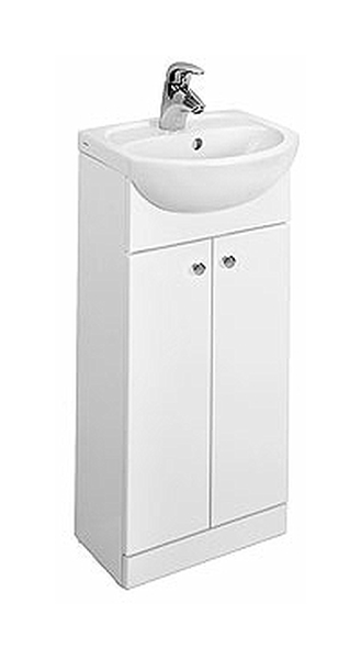 Darmowa Dostawa - Umywalka z szafką 40 cm białą Koło Solo 79001000