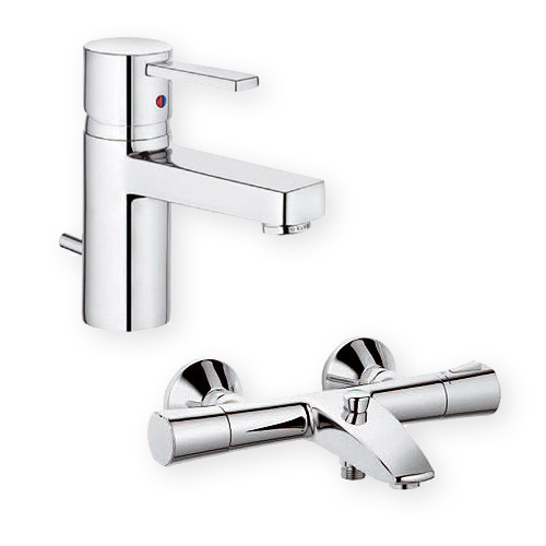 Darmowa Dostawa - Zestaw baterii chrom Kludi Zenta abset4322