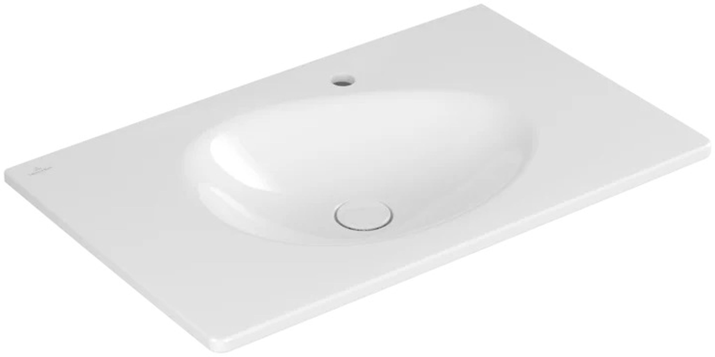 Darmowa Dostawa - Umywalka 80x50 cm prostokątna meblowa biała Villeroy & Boch Antao 4A7581R1