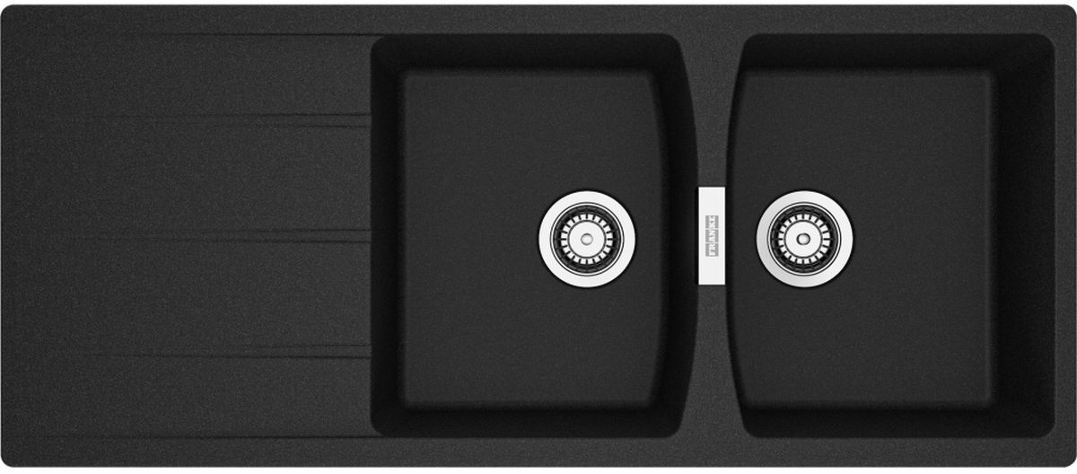Darmowa Dostawa - Zlewozmywak granitowy 116x50 cm czarny Franke Centro 1140710232