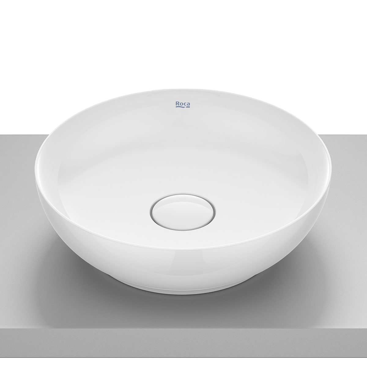 Darmowa Dostawa - Umywalka 42.5x42.5 cm okrągła nablatowa biała Roca Bol A32787M000
