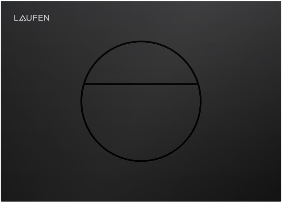 Darmowa Dostawa - Przycisk spłukujący do wc czarny Laufen Ineo H9001127160001
