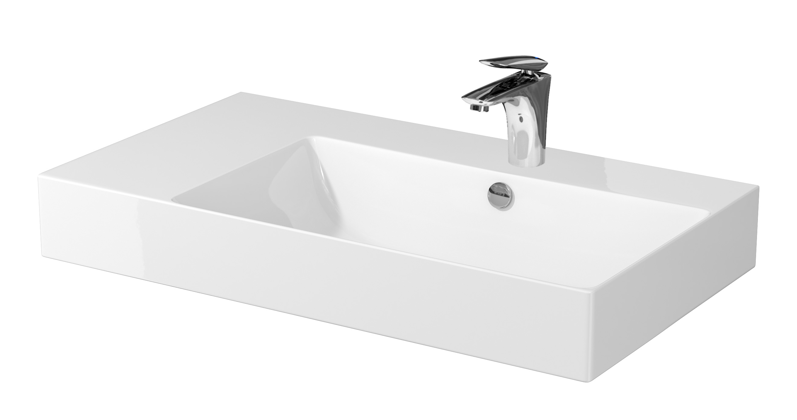 Darmowa Dostawa - Umywalka prostokątna 80x45 cm Cersanit Inverto K671016