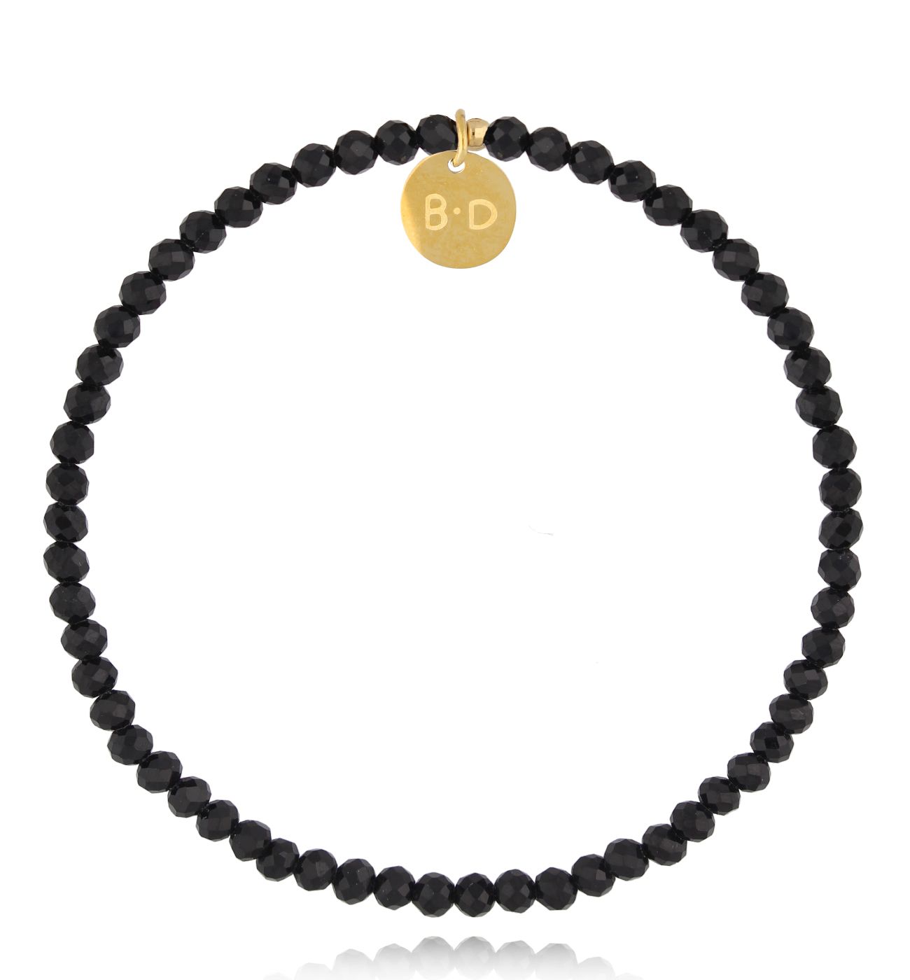 Bransoletka z czarnymi turmalinami Basic - By Dziubeka