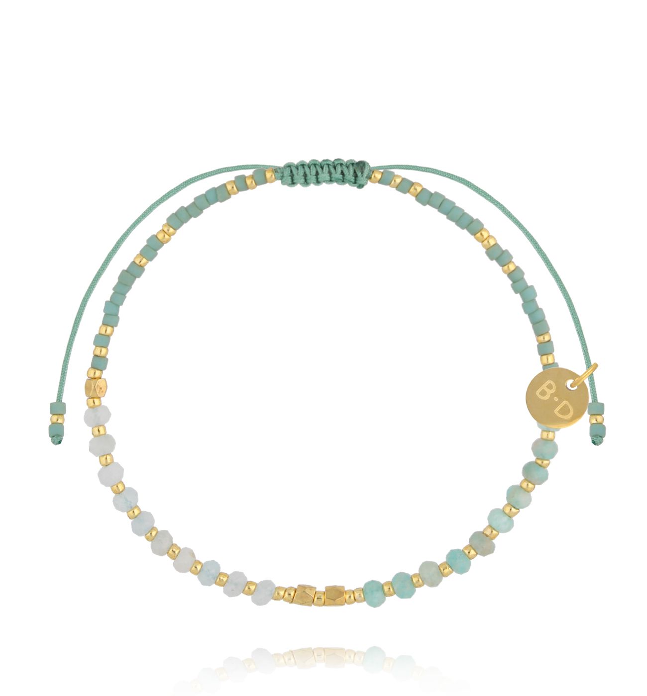 Bransoletka z amazonitami BMT0324