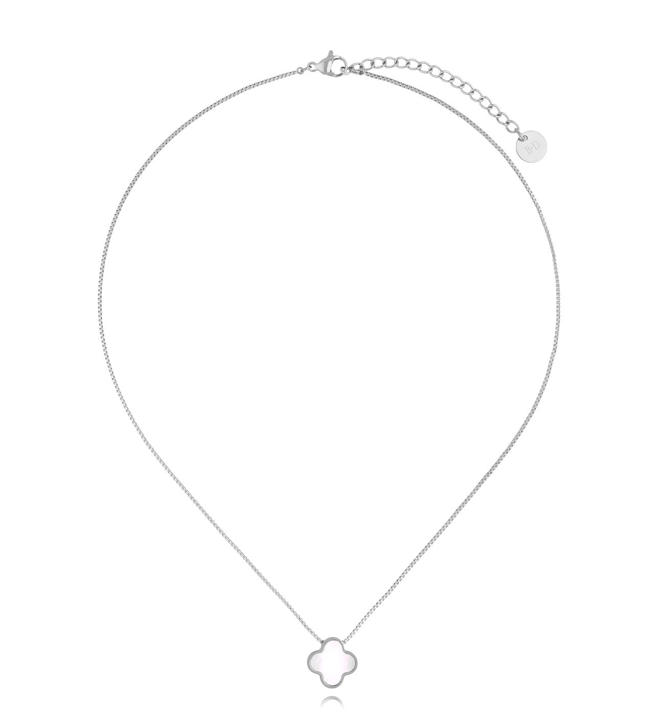 Naszyjnik srebrny z koniczynką Cinzia NSA1116