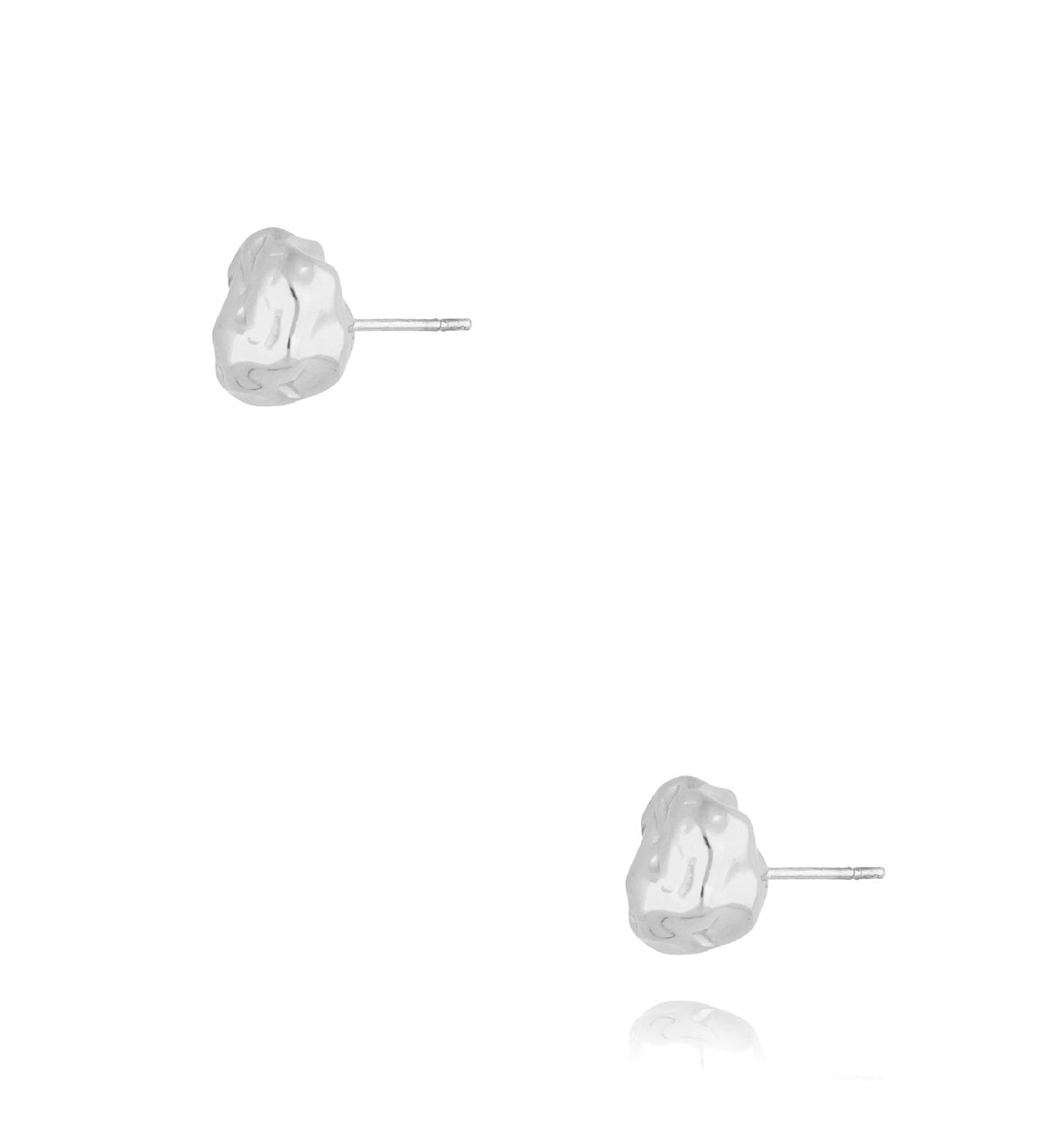 Kolczyki srebrne gniecione Mode - By Dziubeka
