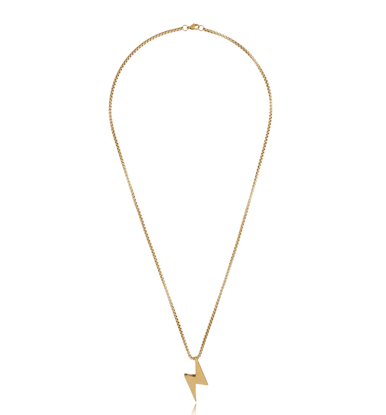 Naszyjnik męski złoty z zawieszką Jeff NMITC0049