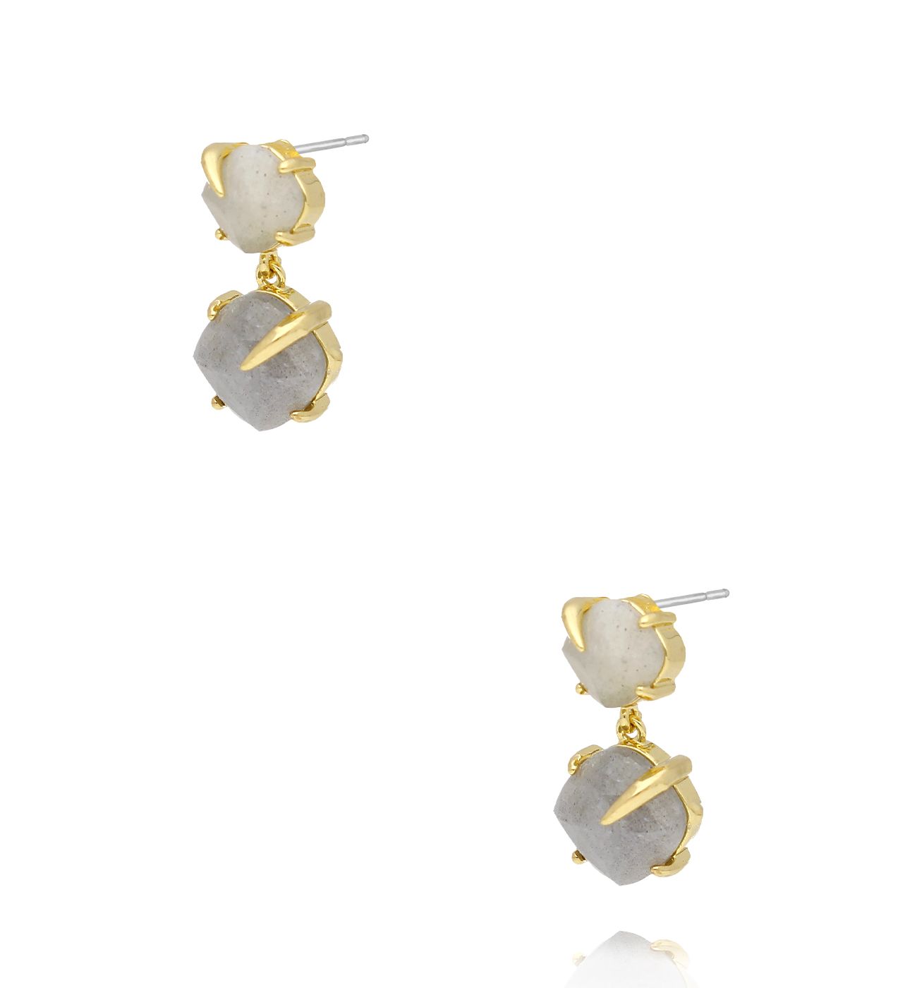 Kolczyki z labradorytami KLU0043 - By Dziubeka