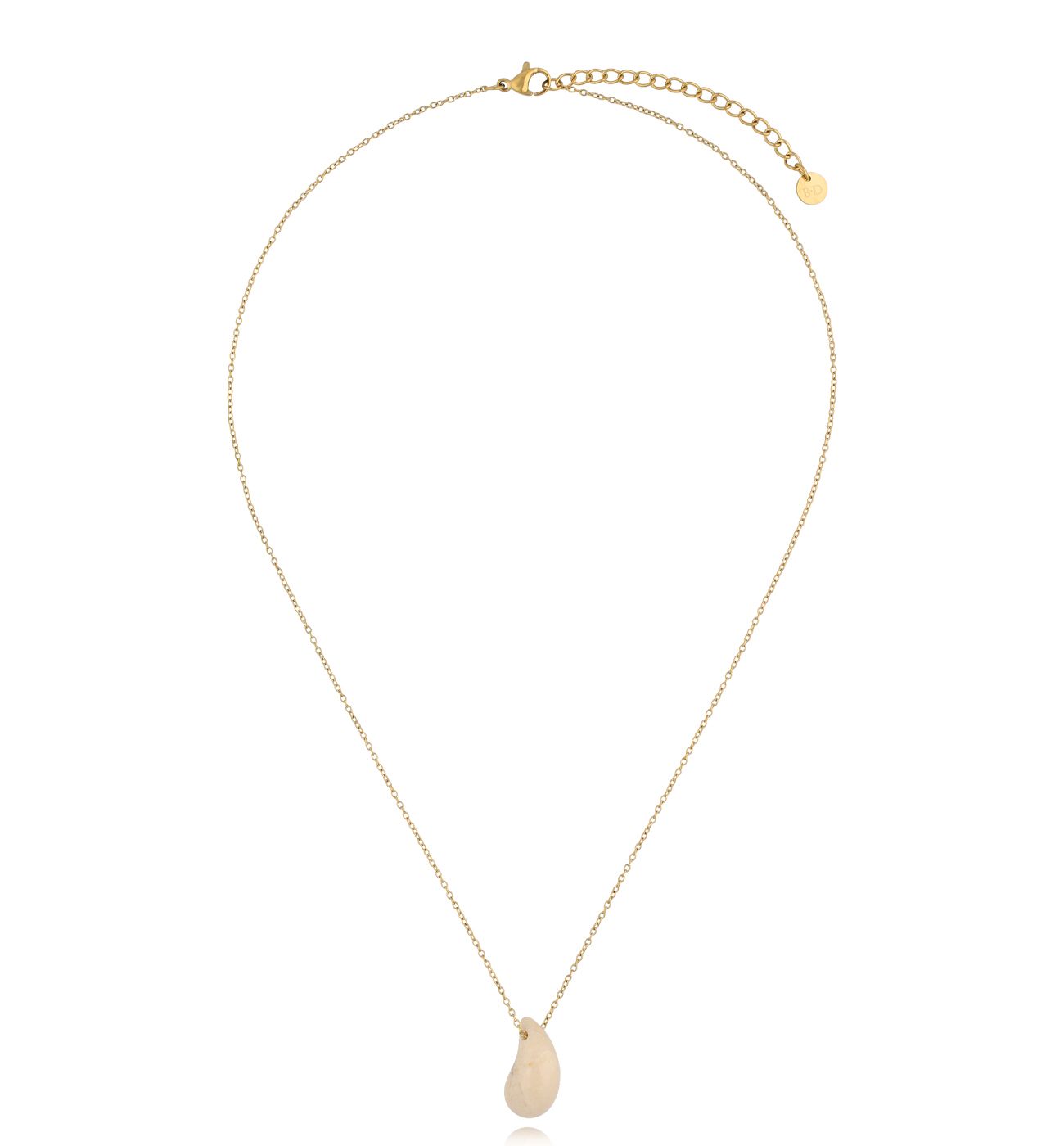 Naszyjnik kropla z fossilem Nature's Tears - By Dziubeka