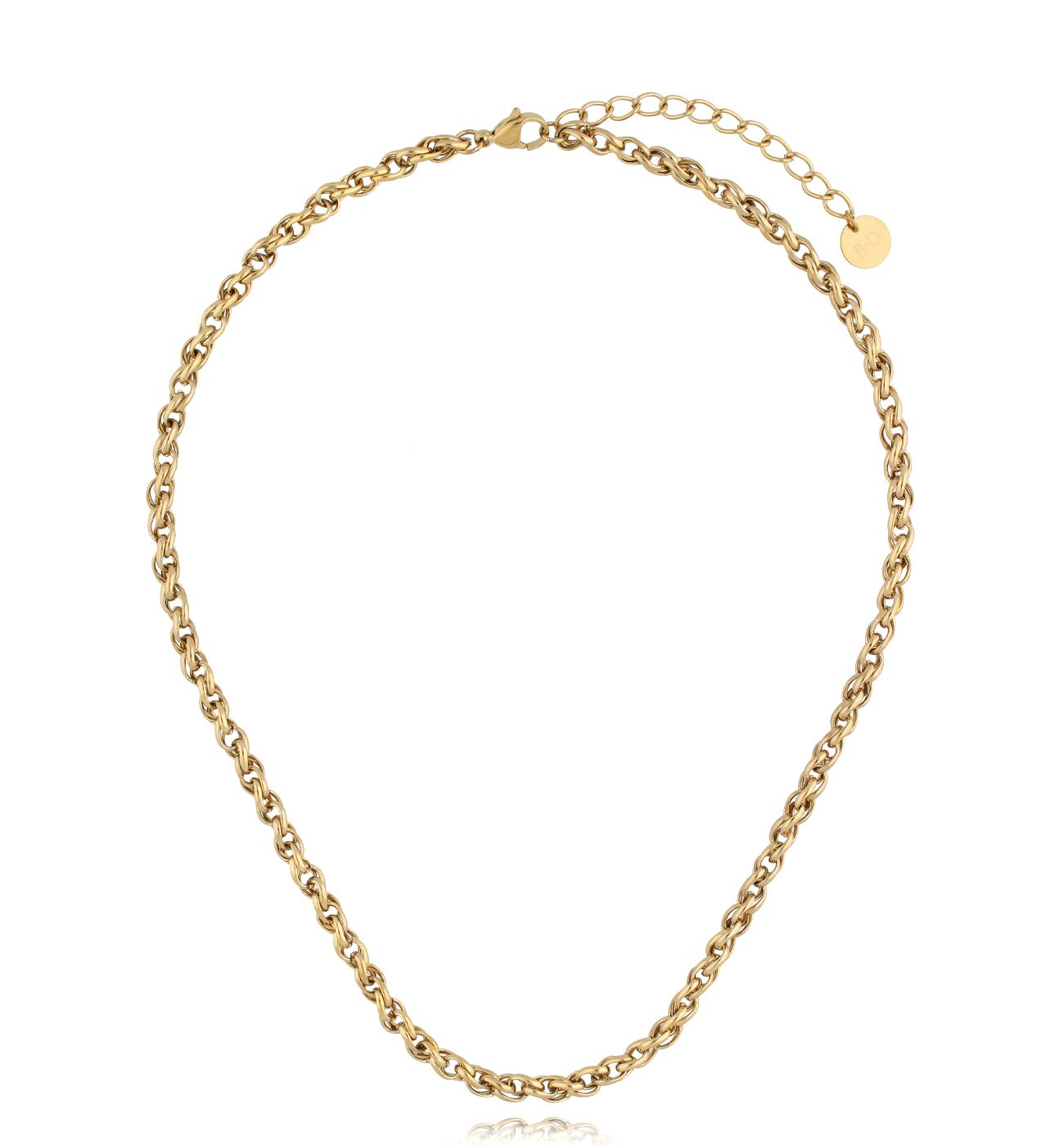 Naszyjnik złoty łańcuch Sunset Serenade - By Dziubeka