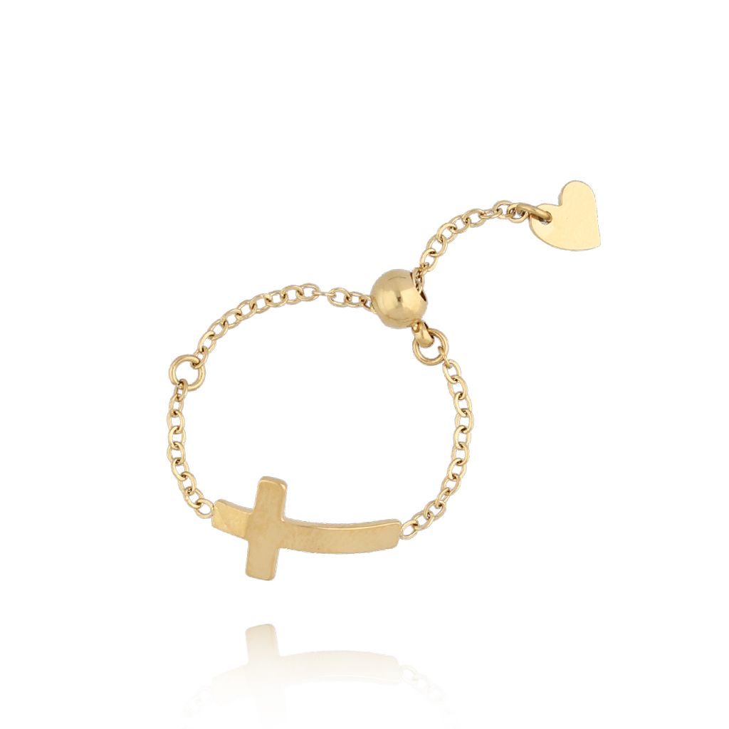 Pierścionek z krzyżykiem złoty Cross PSA0906