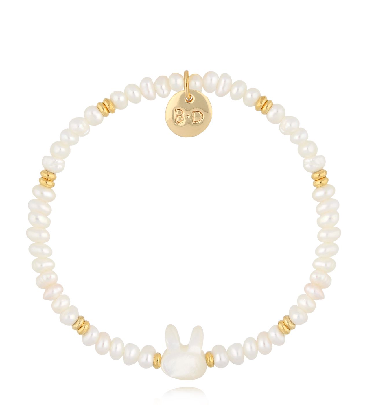 Bransoletka z króliczkiem dla dziecka Bunny and Co BPE0085 - By Dziubeka