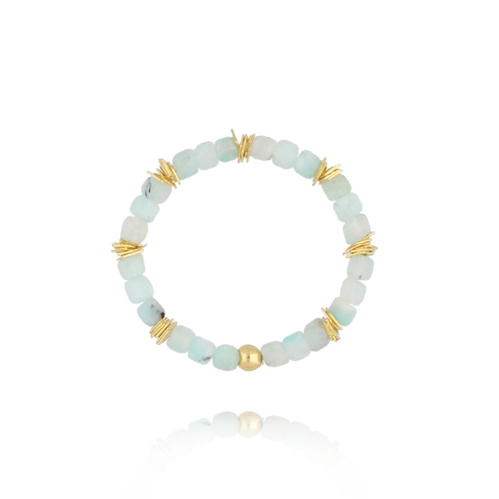 Pierścionek z amazonitami Duchess PSC0599 - By Dziubeka