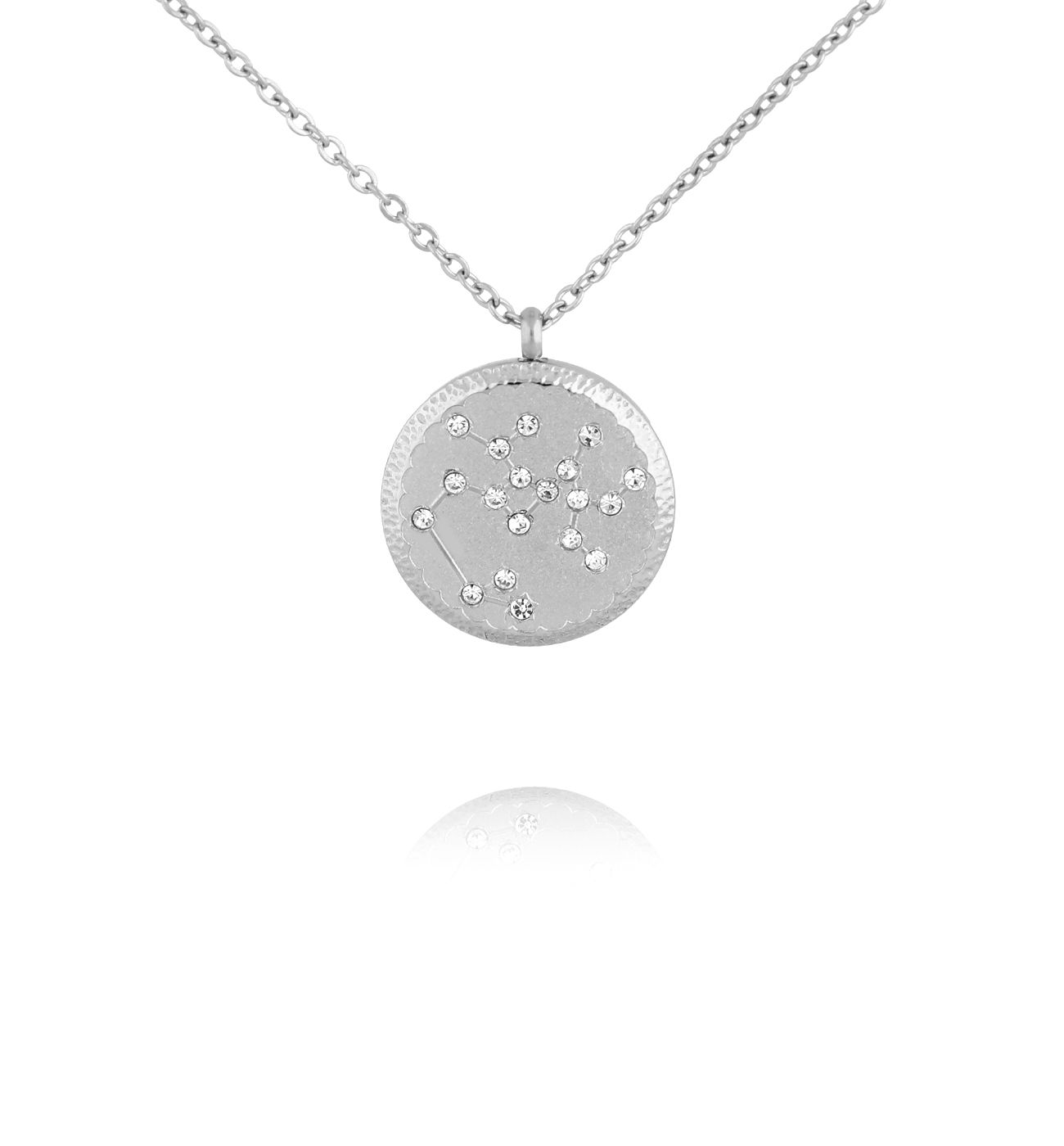 Naszyjnik z konstelacją Strzelec srebrny NSA1445