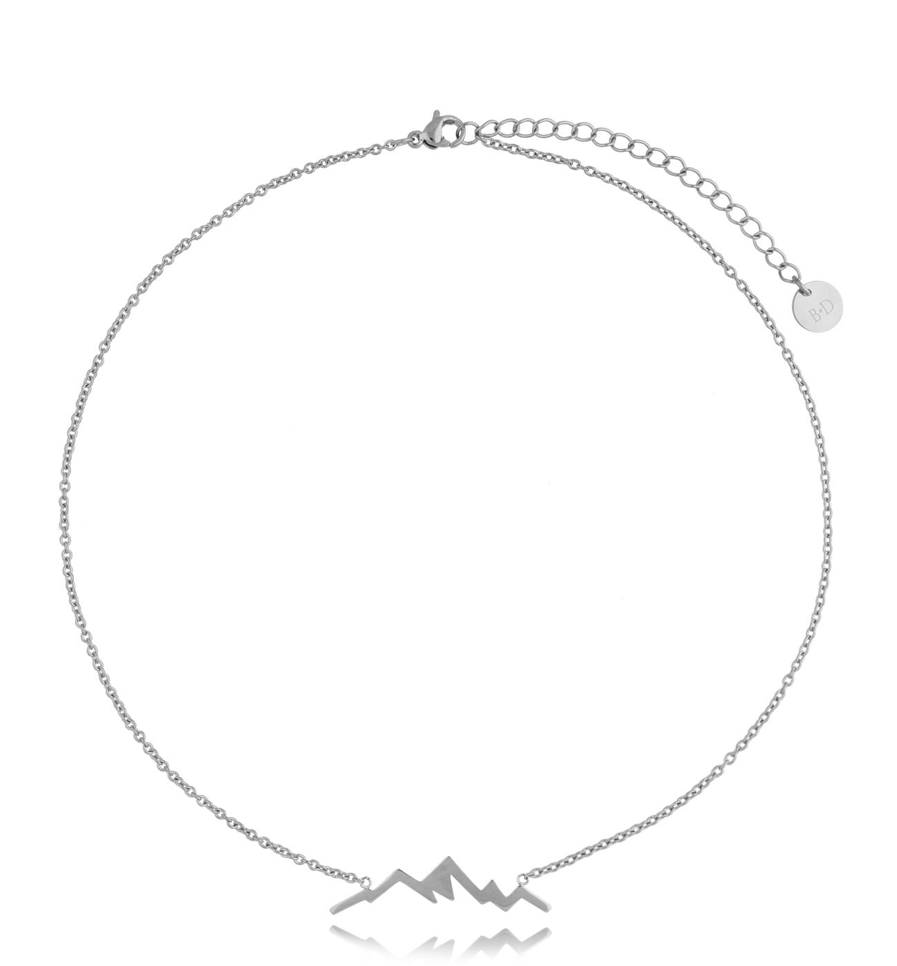 Naszyjnik z górami ze stali szlachetnej Mount - By Dziubeka