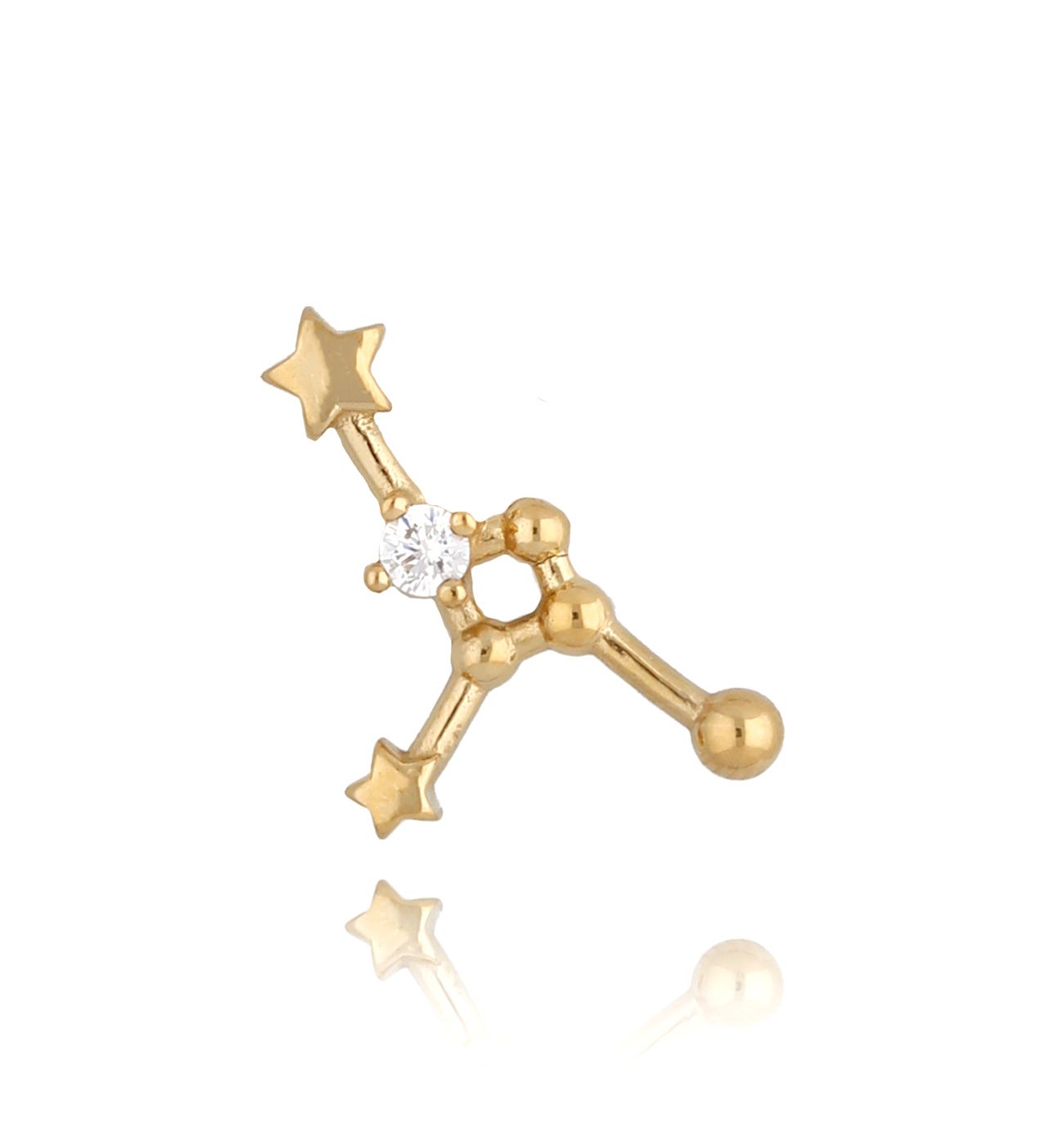 Kolczyk z konstelacją Rak KCON0004 - By Dziubeka