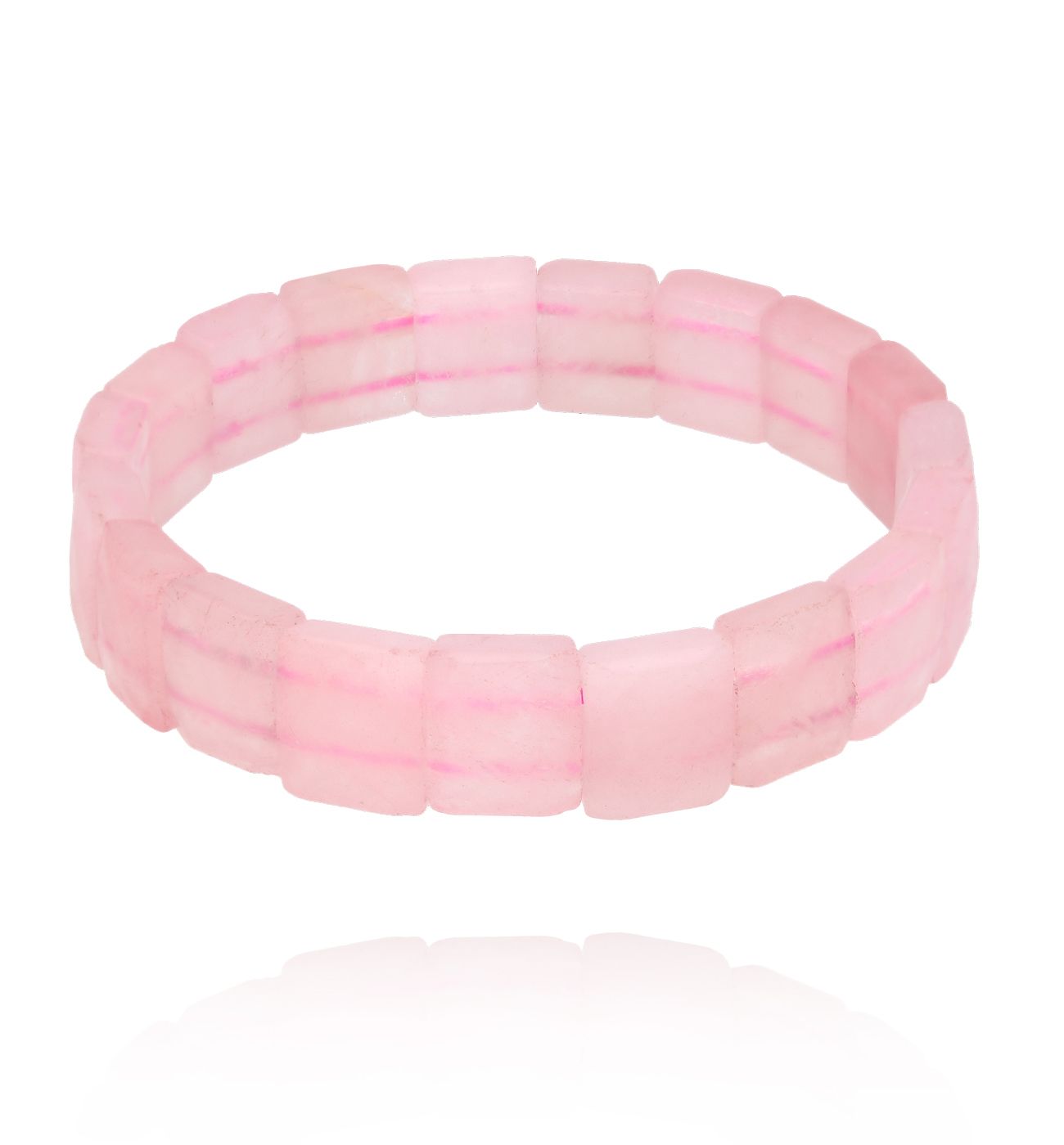 Bransoletka z kwarcami różowymi BPA0550
