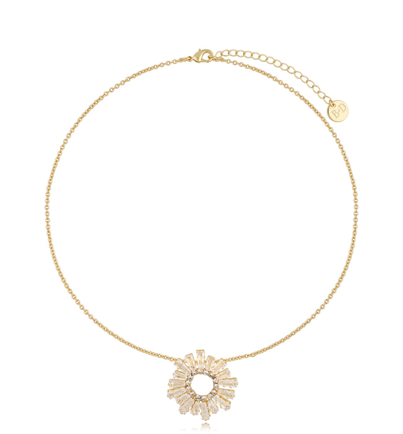 Naszyjnik z transparentnymi kryształkami Samantha - By Dziubeka