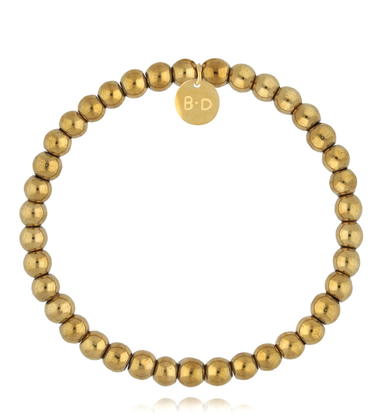 Bransoletka z hematytami złota damska Ameriga - By Dziubeka