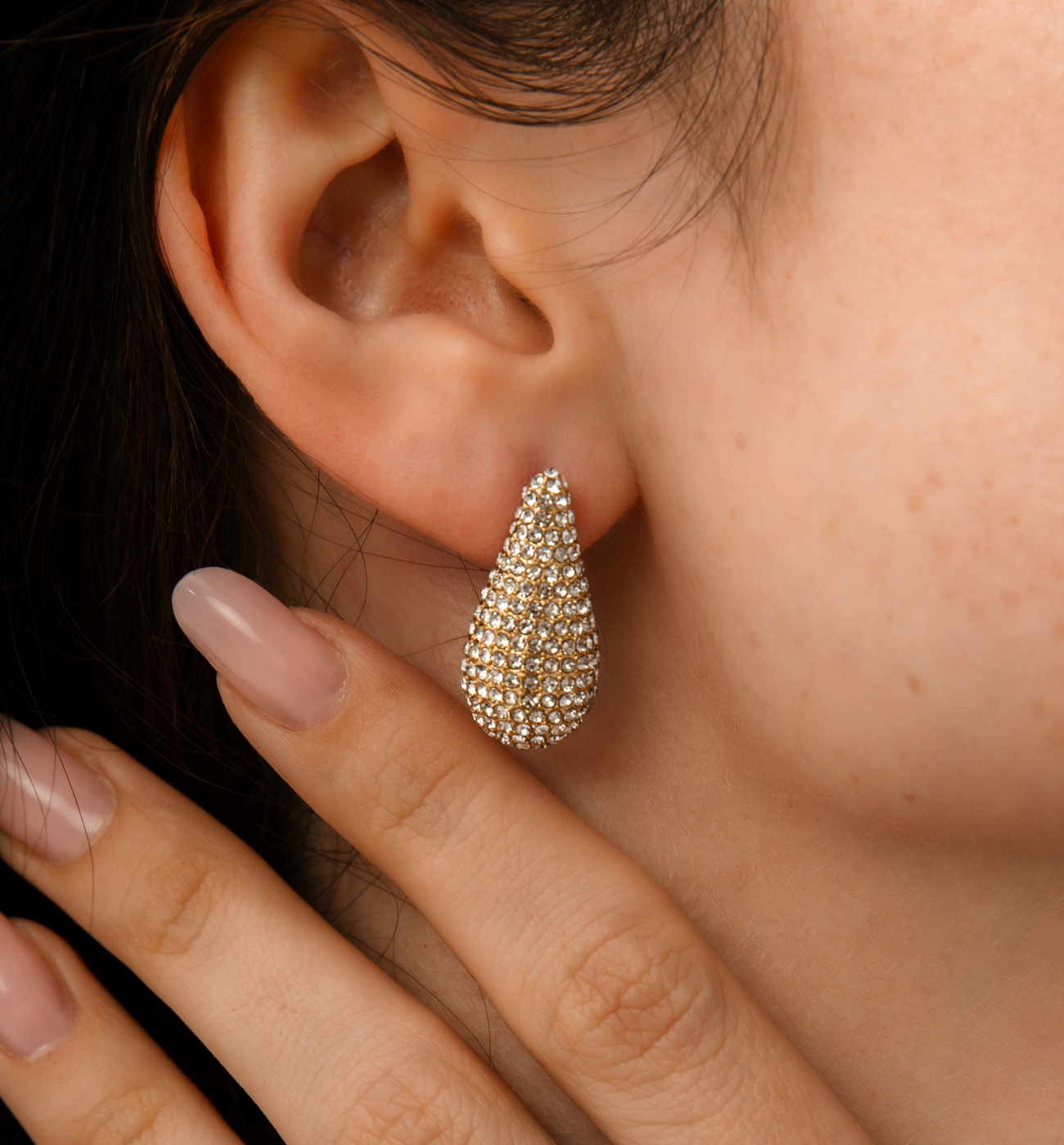 Kolczyki łezki z cyrkoniami Gocce di Rugiada - By Dziubeka