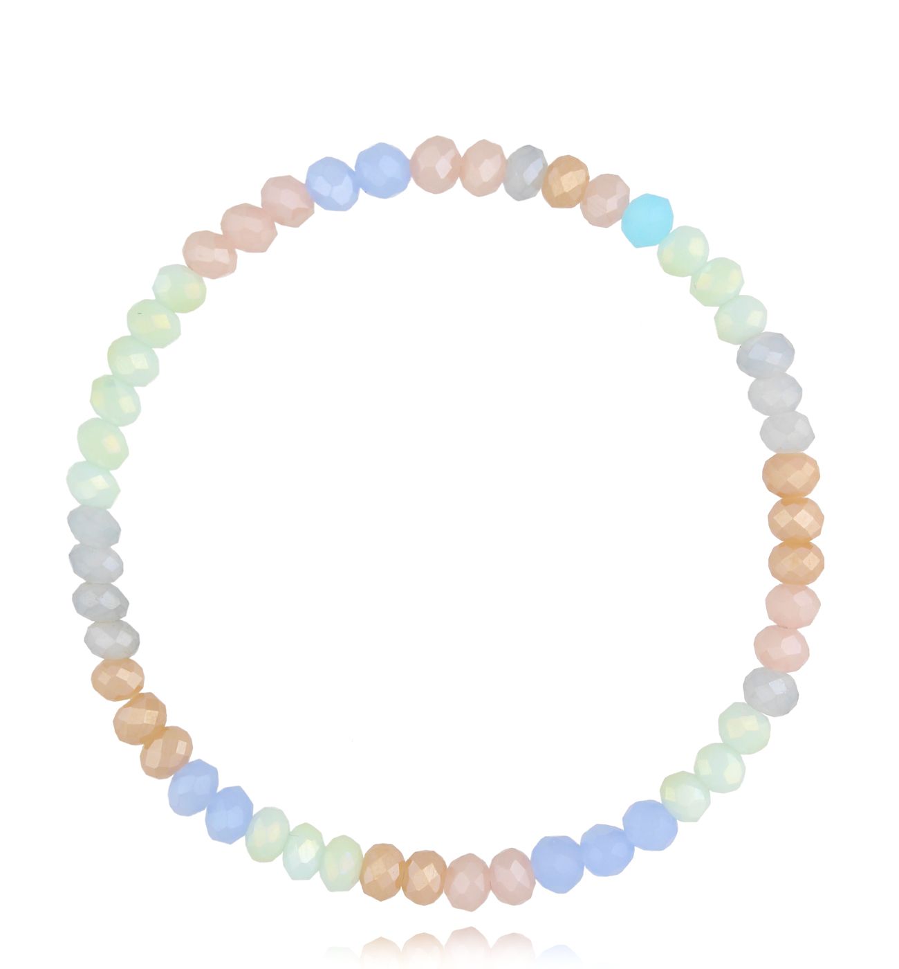 Bransoletka z kolorowymi kryształkami Basic - By Dziubeka