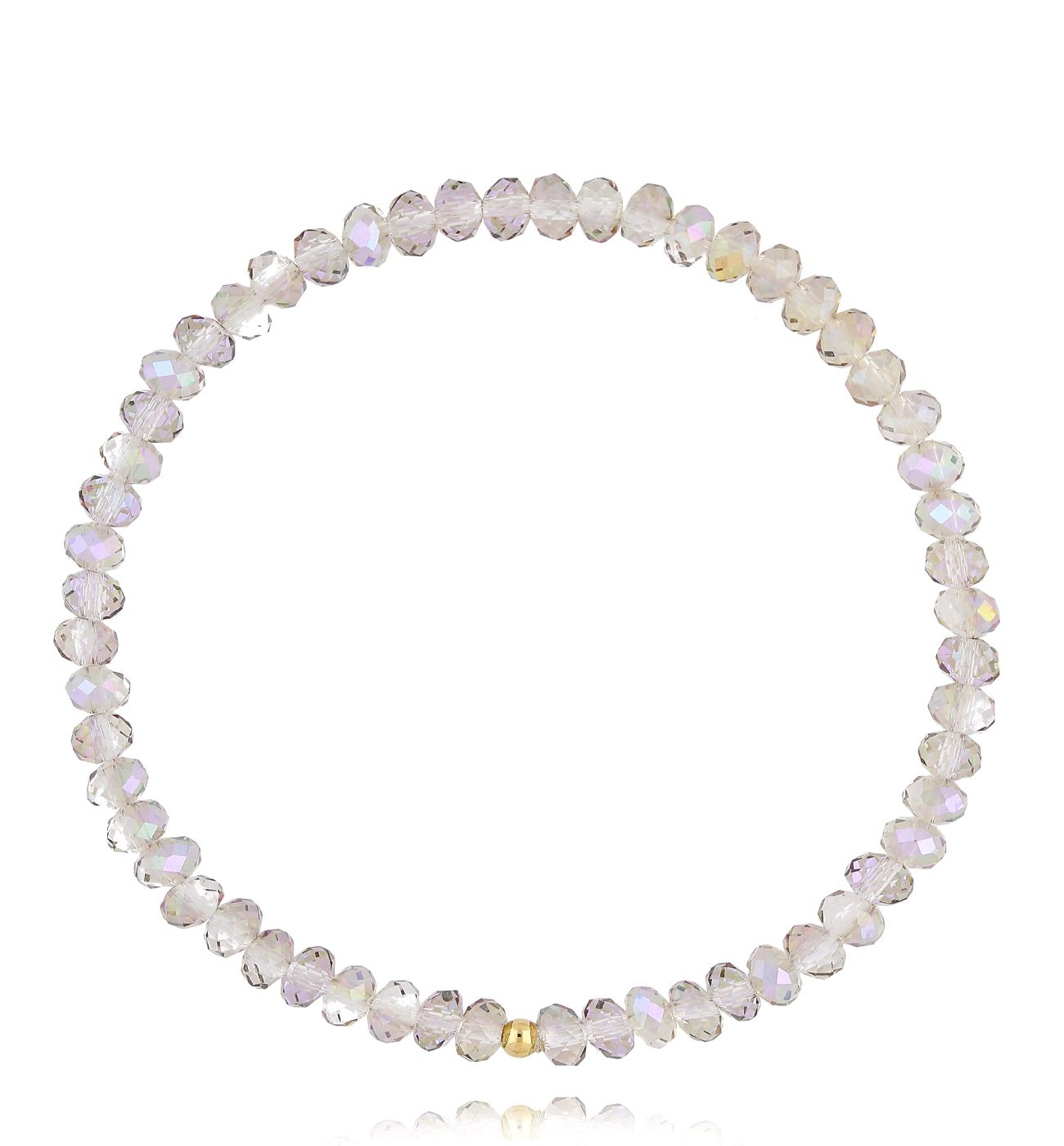 Bransoletka z kryształkami BCY0422 - By Dziubeka