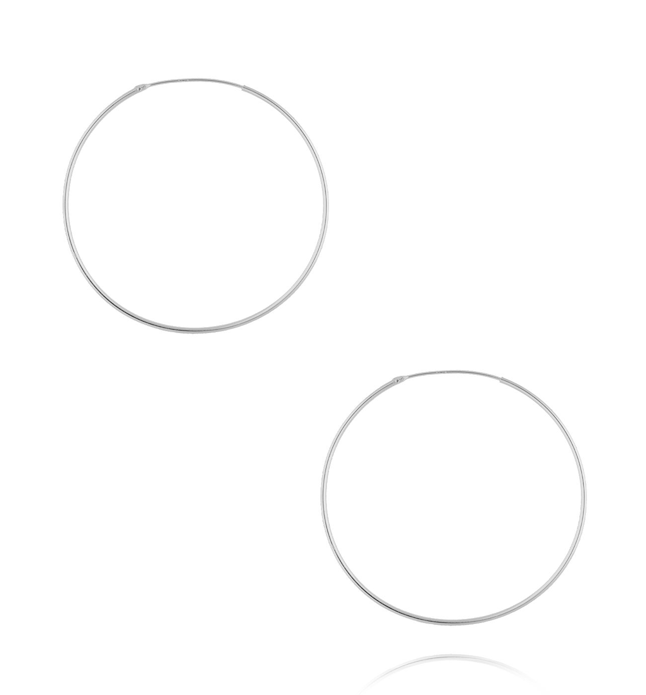 Kolczyki koła srebrne KCA0185 - By Dziubeka