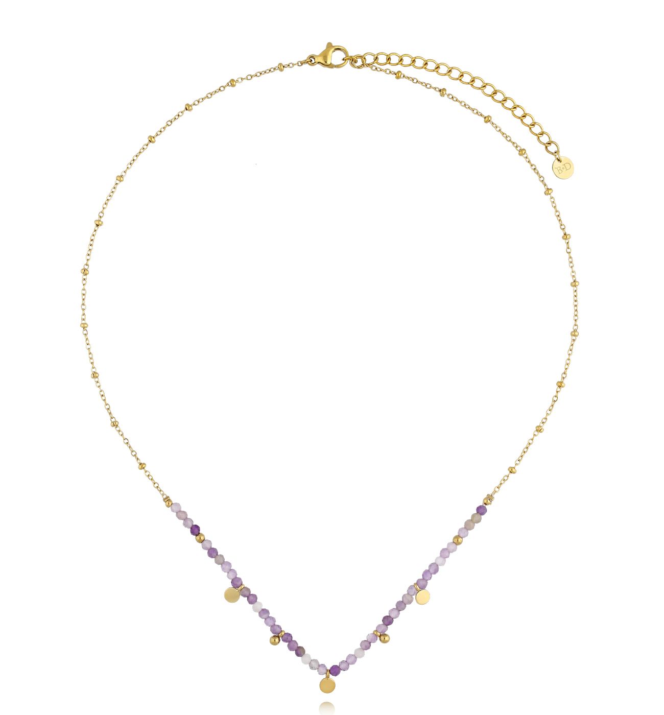 Naszyjnik z ametystami Rainforest - By Dziubeka