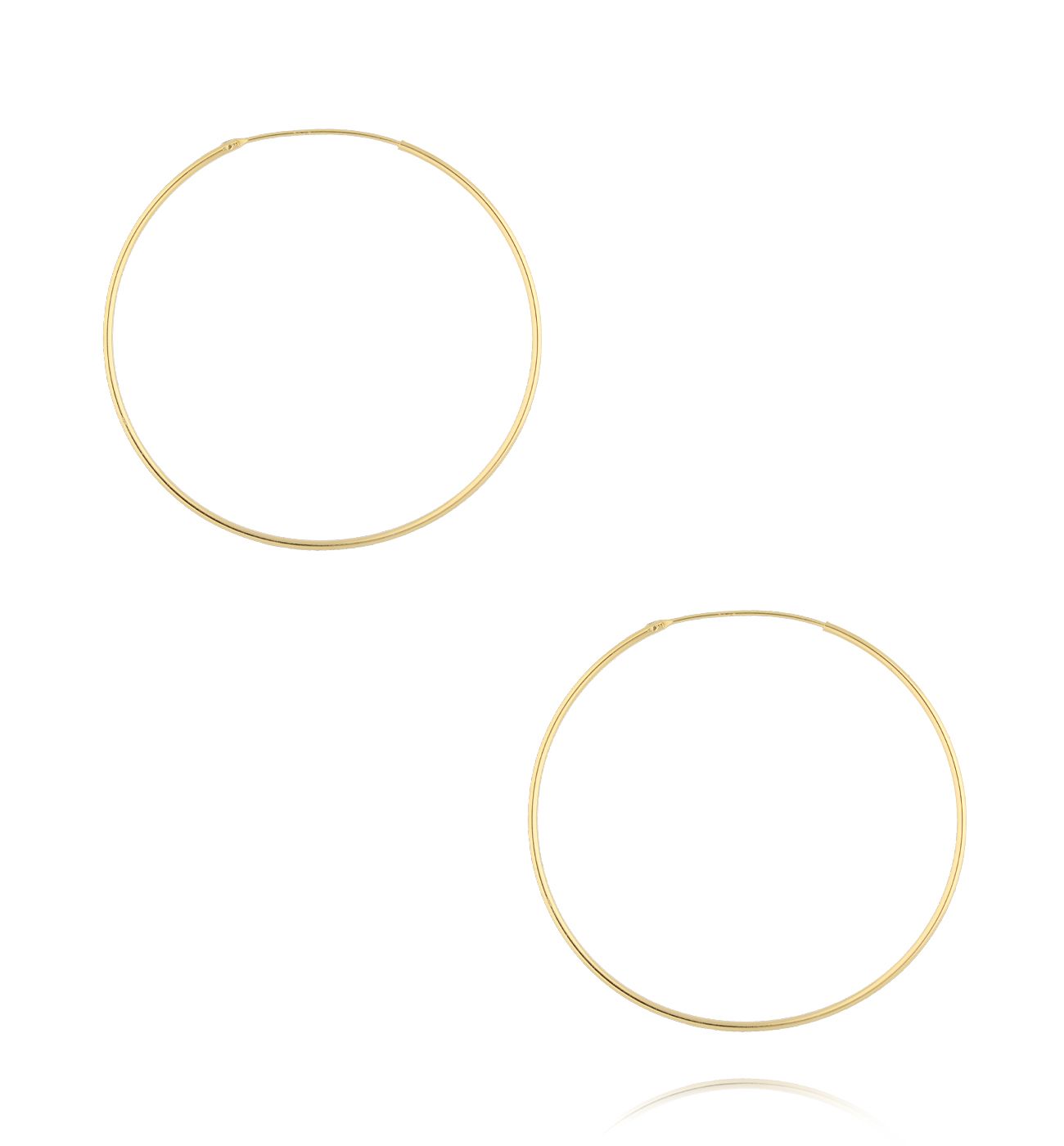 Kolczyki koła złote KCA0186