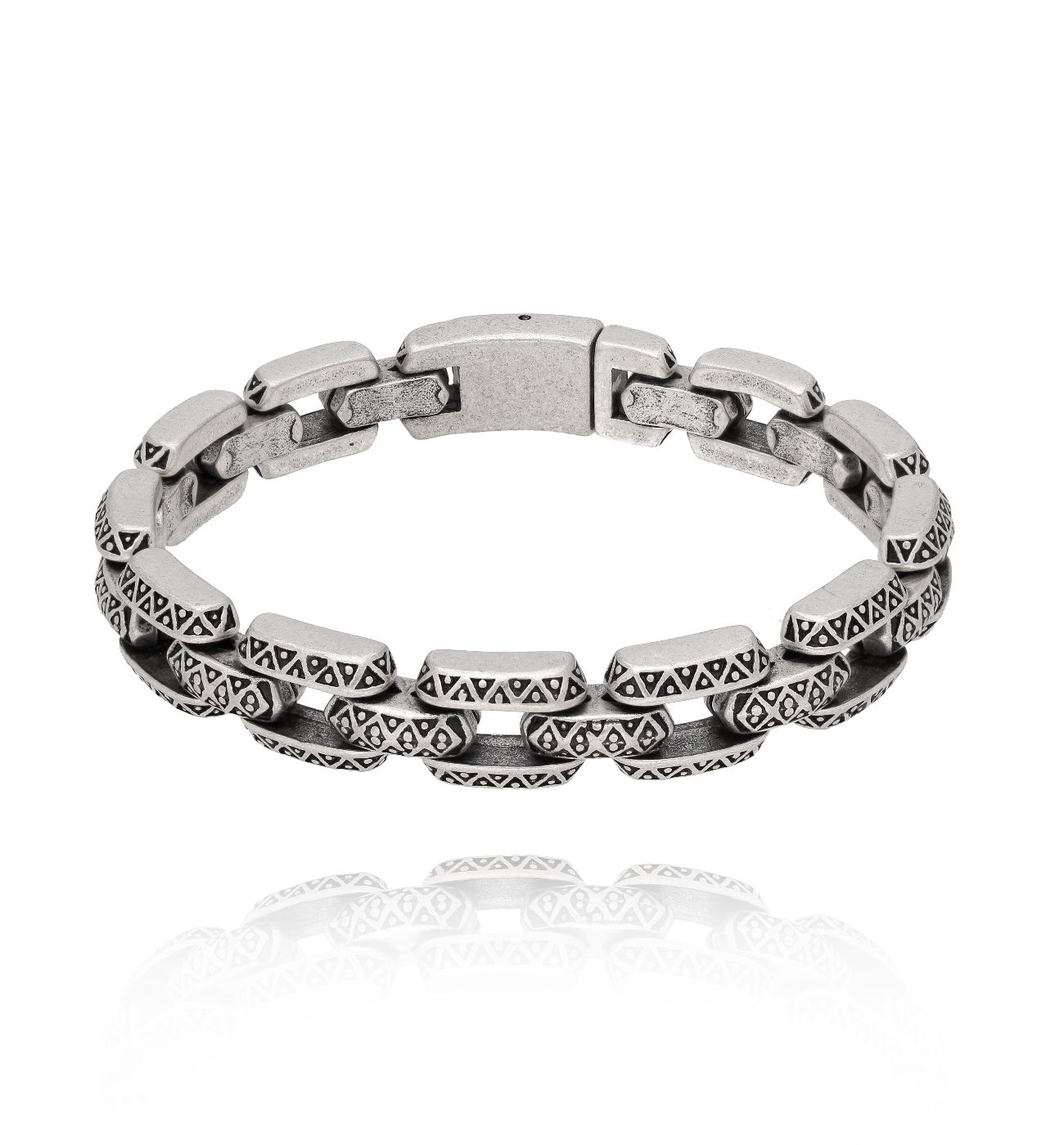 Bransoletka męska stalowy łańcuch Gunnar 67 - By Dziubeka