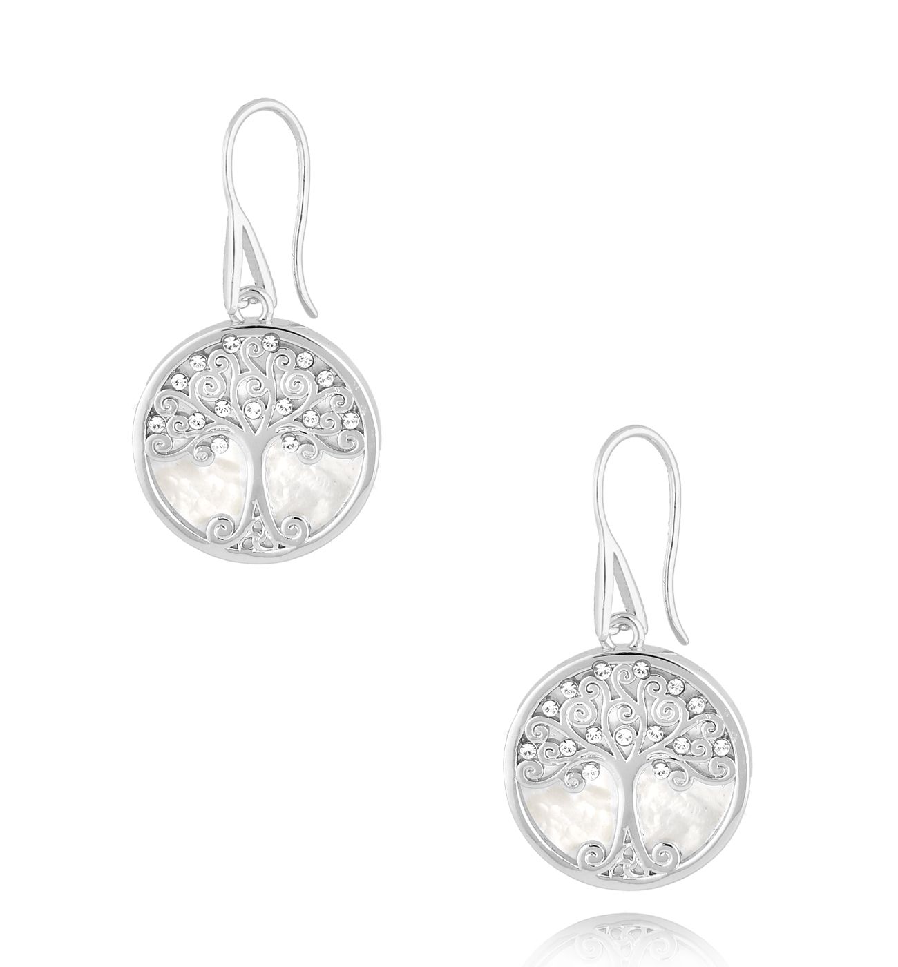 Kolczyki srebrne z drzewkiem Rayssa - By Dziubeka