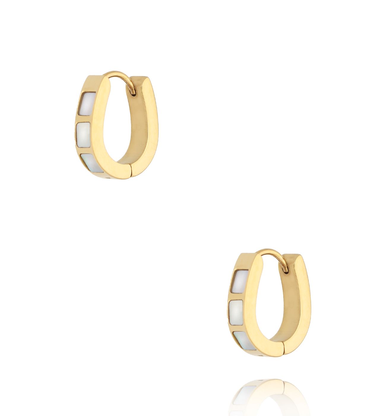 Kolczyki złote z masą perłową Sogno di Venezia - By Dziubeka