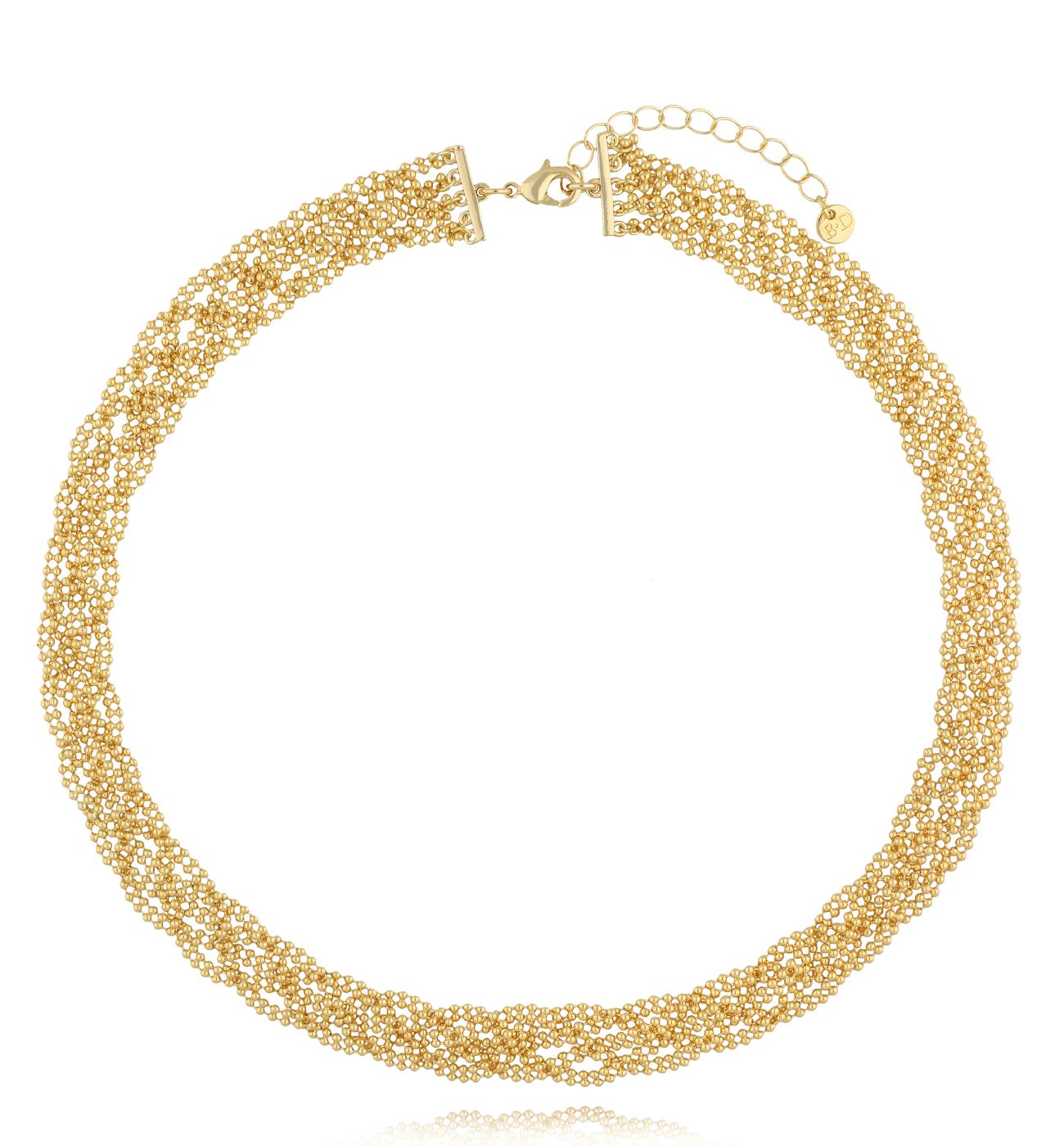 Naszyjnik złoty łańcuch - By Dziubeka