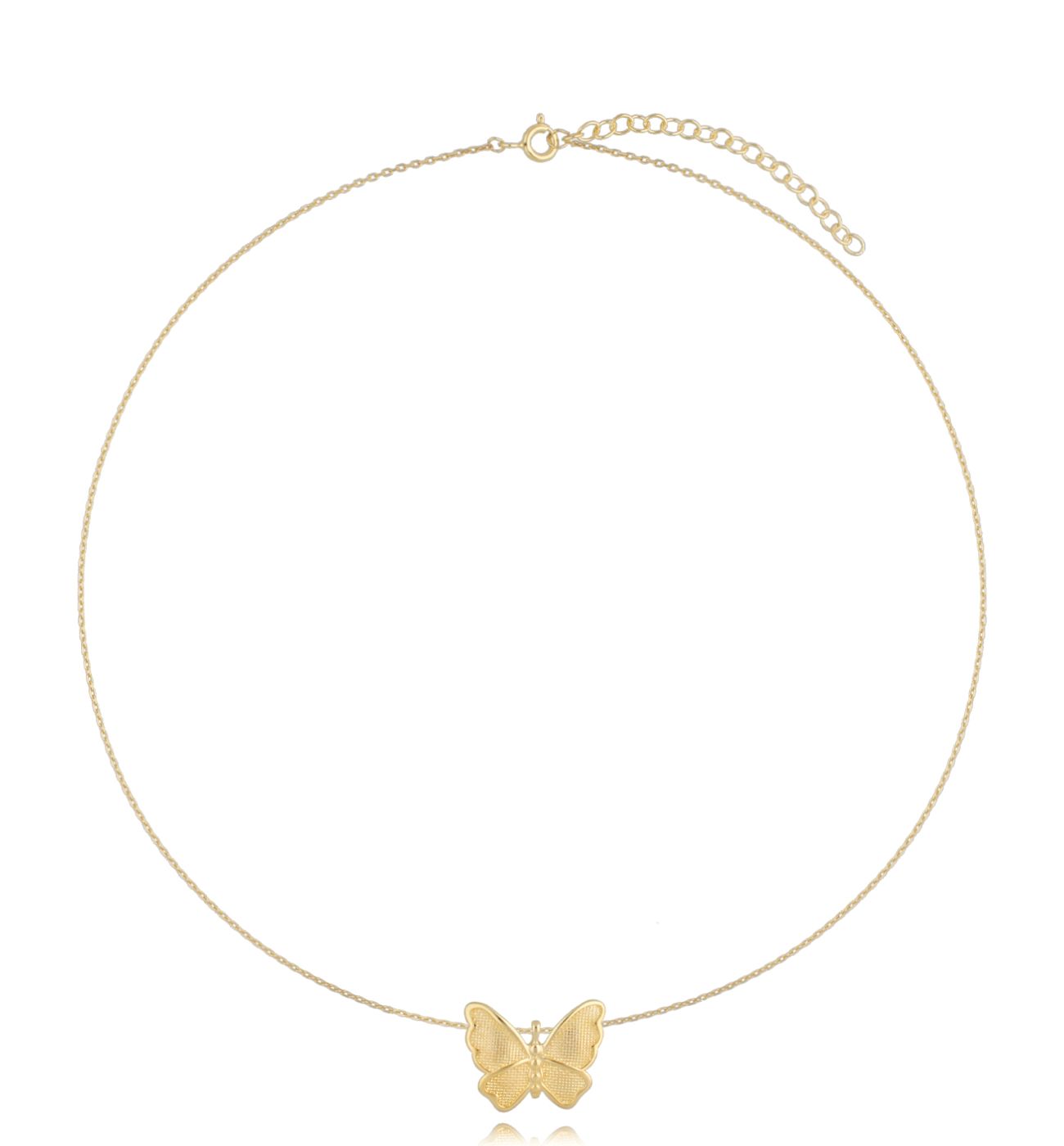 Naszyjnik złoty z motylem Geppi NSE0146