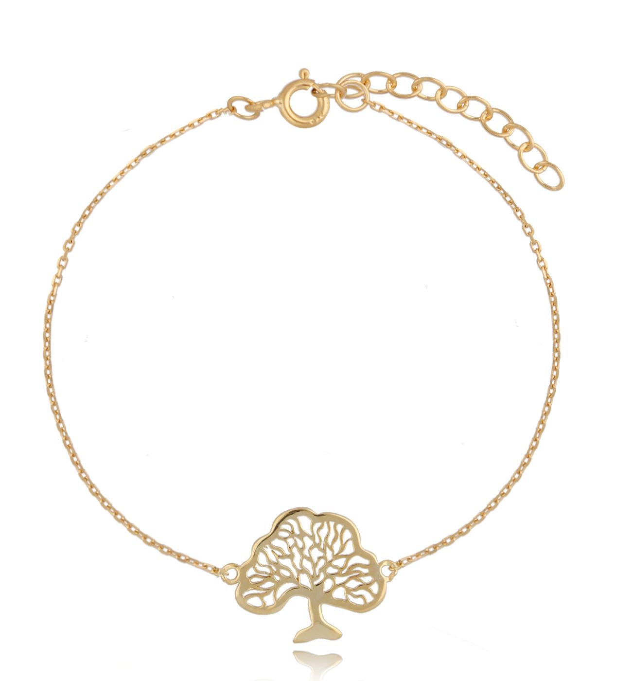 Bransoletka pozłacana My Tree - By Dziubeka
