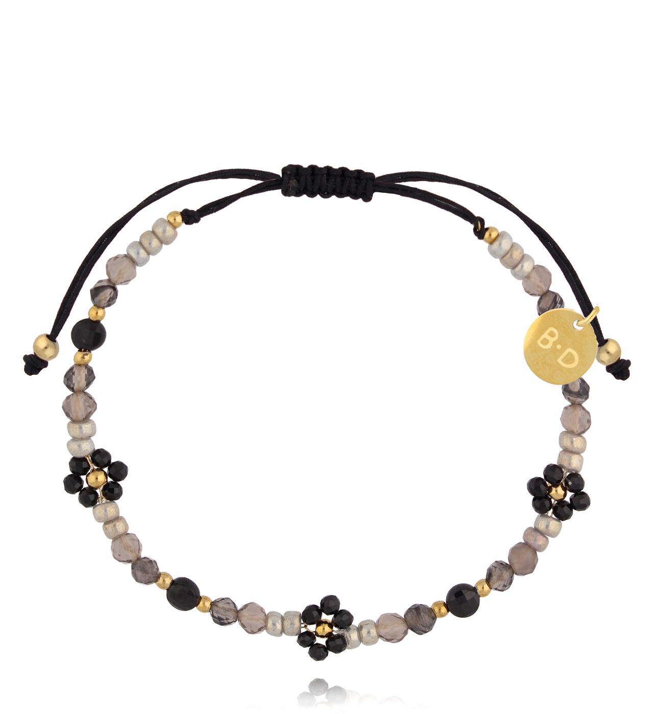 Bransoletka z turmalinami i kwarcami dymnymi Lizzy BMT0276 - By Dziubeka