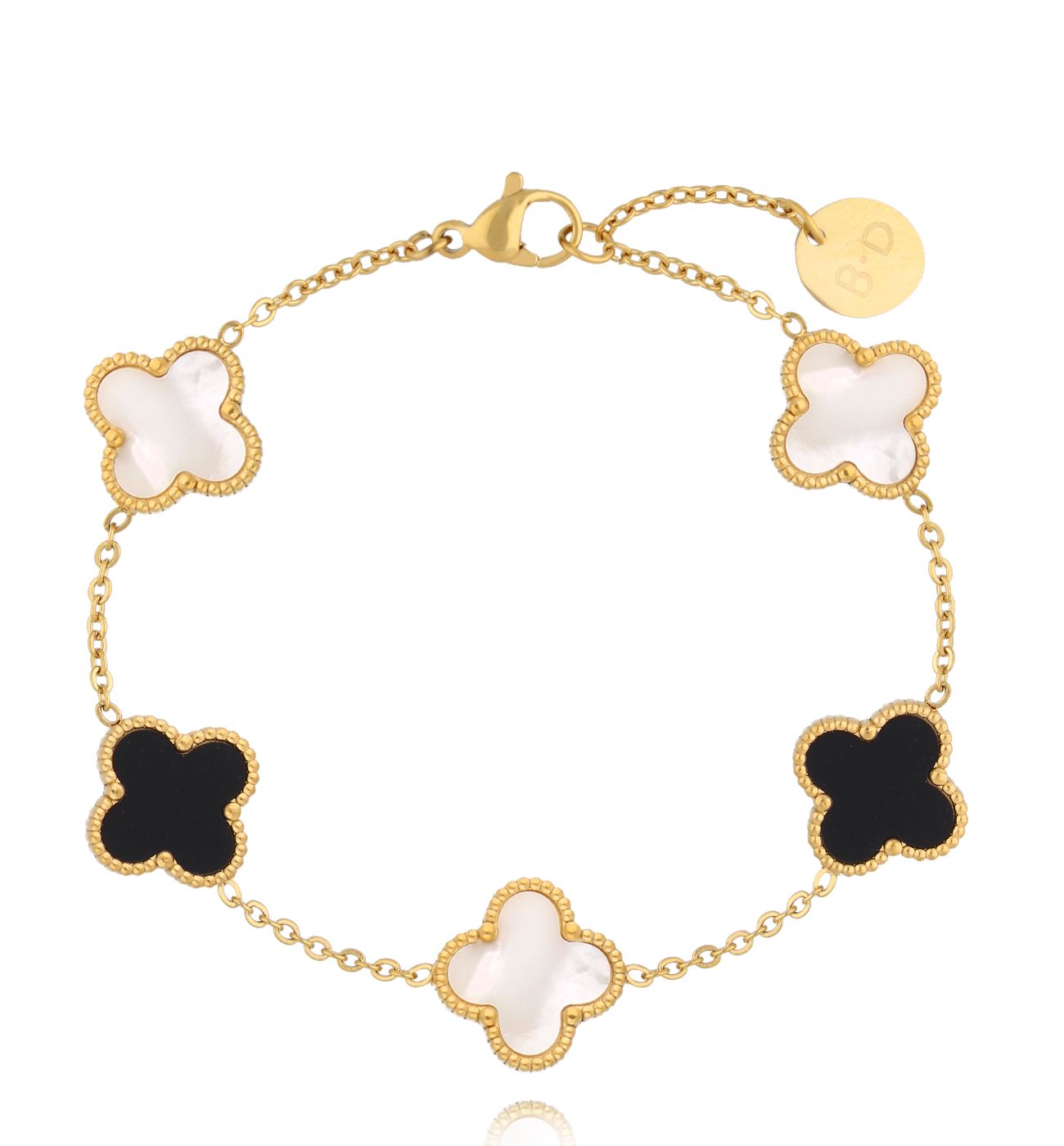 Bransoletka z koniczynkami Clovers BSY0085