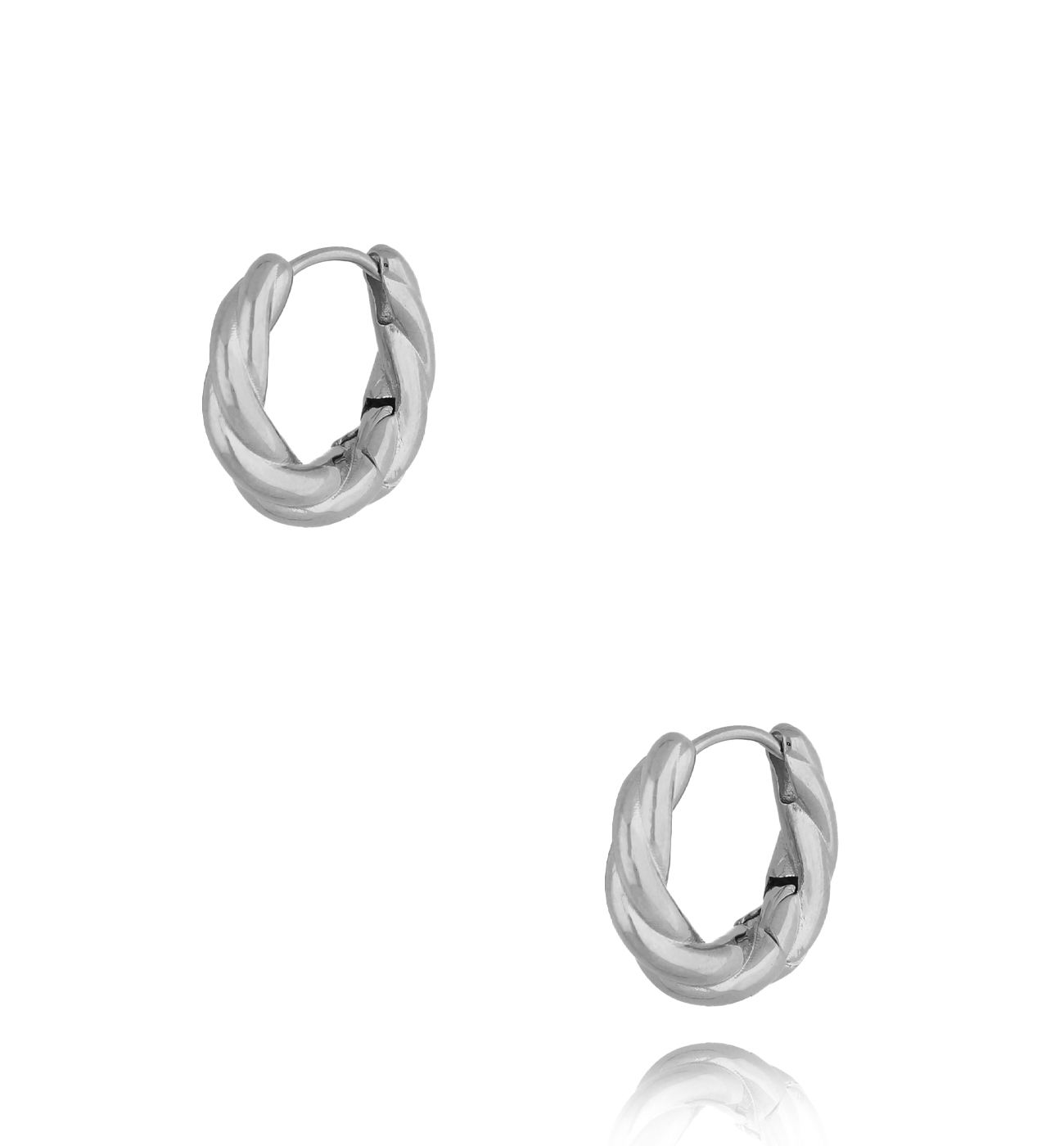 Kolczyki srebrne kółka Mayla KSA0612