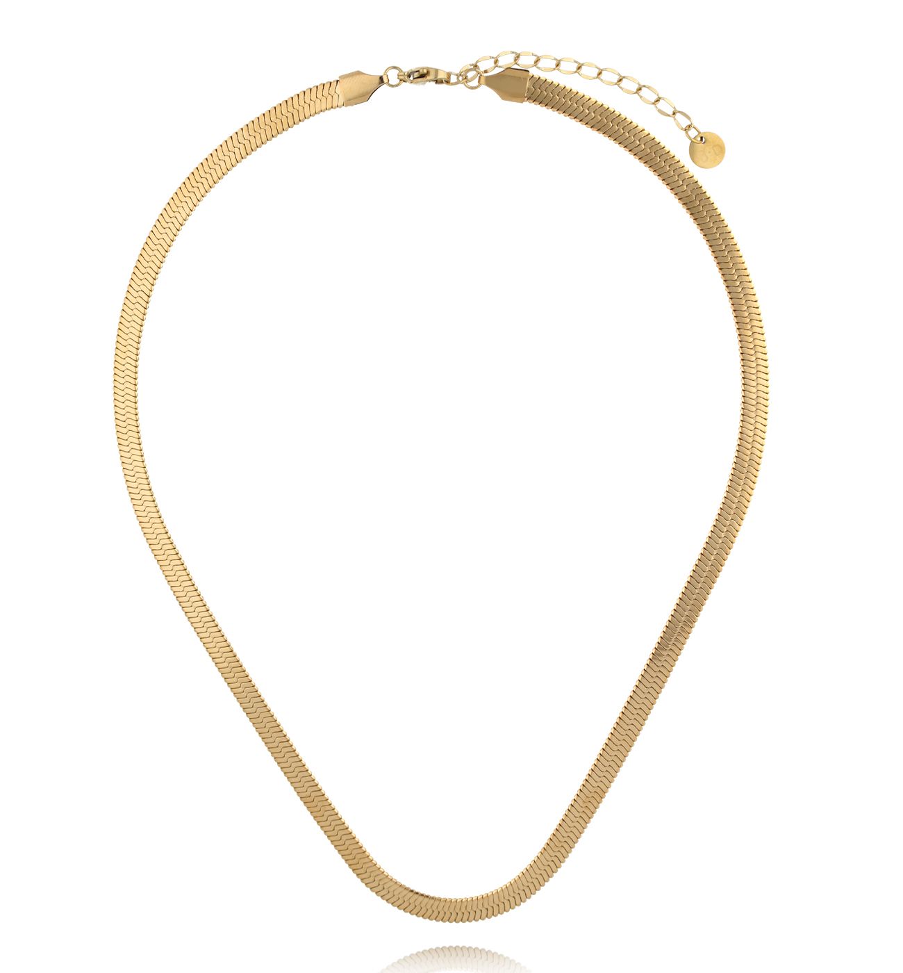 Naszyjnik żmijka złota NSY0547